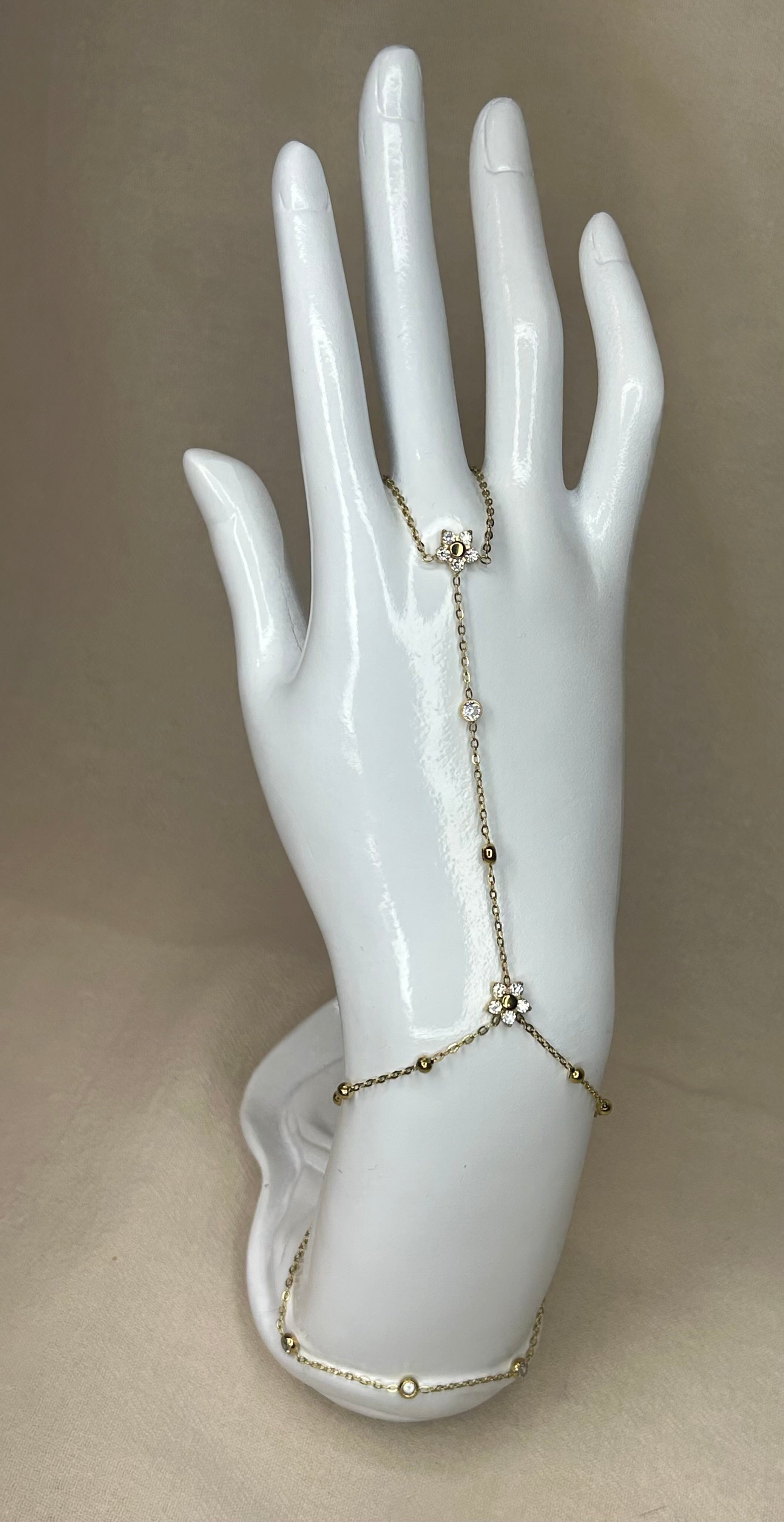 Chaine de main Flower