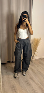 Pantalon ballon Gris