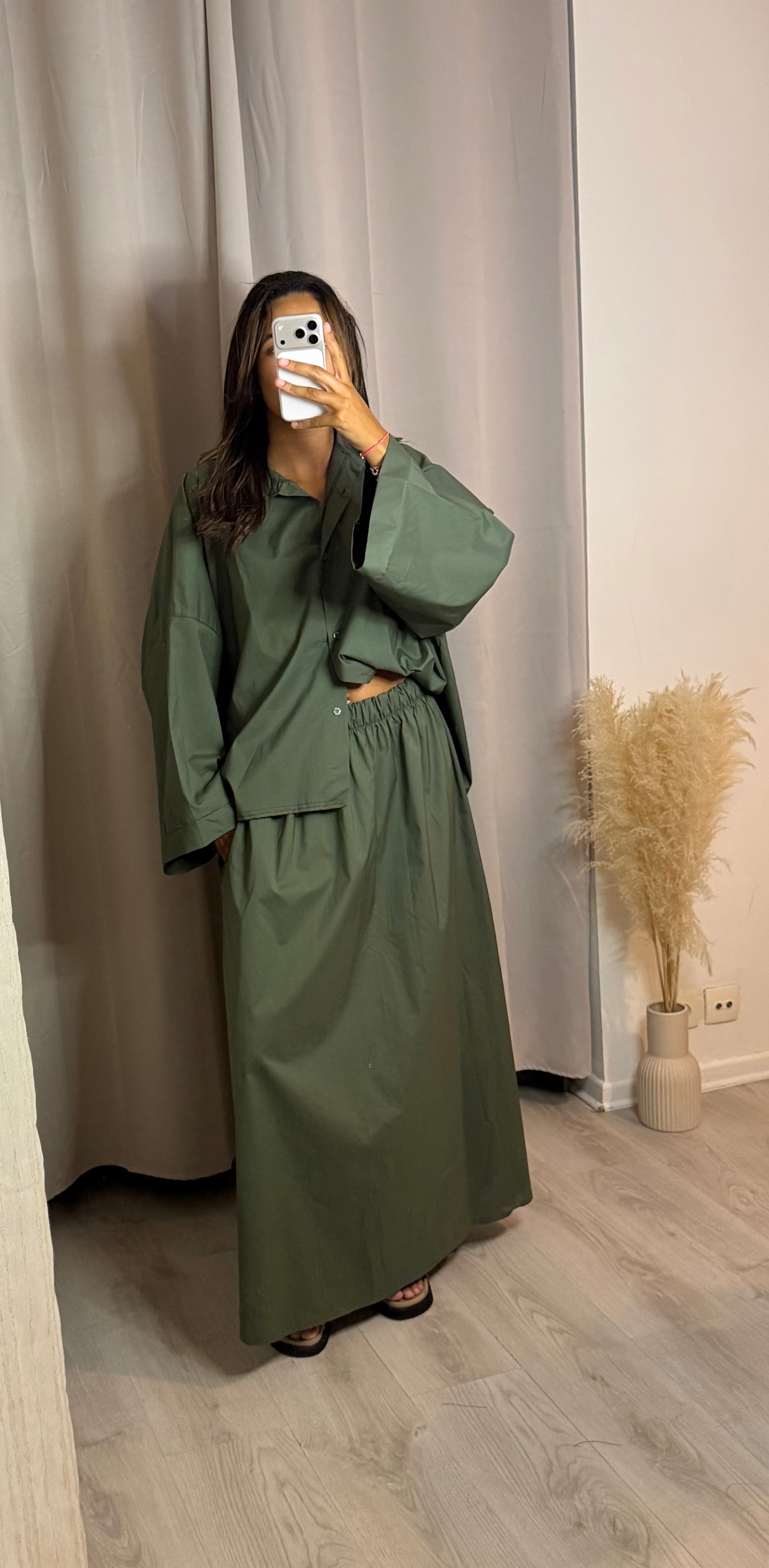 Jupe Dounia Kaki