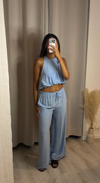 Ensemble pantalon Emna Bleu