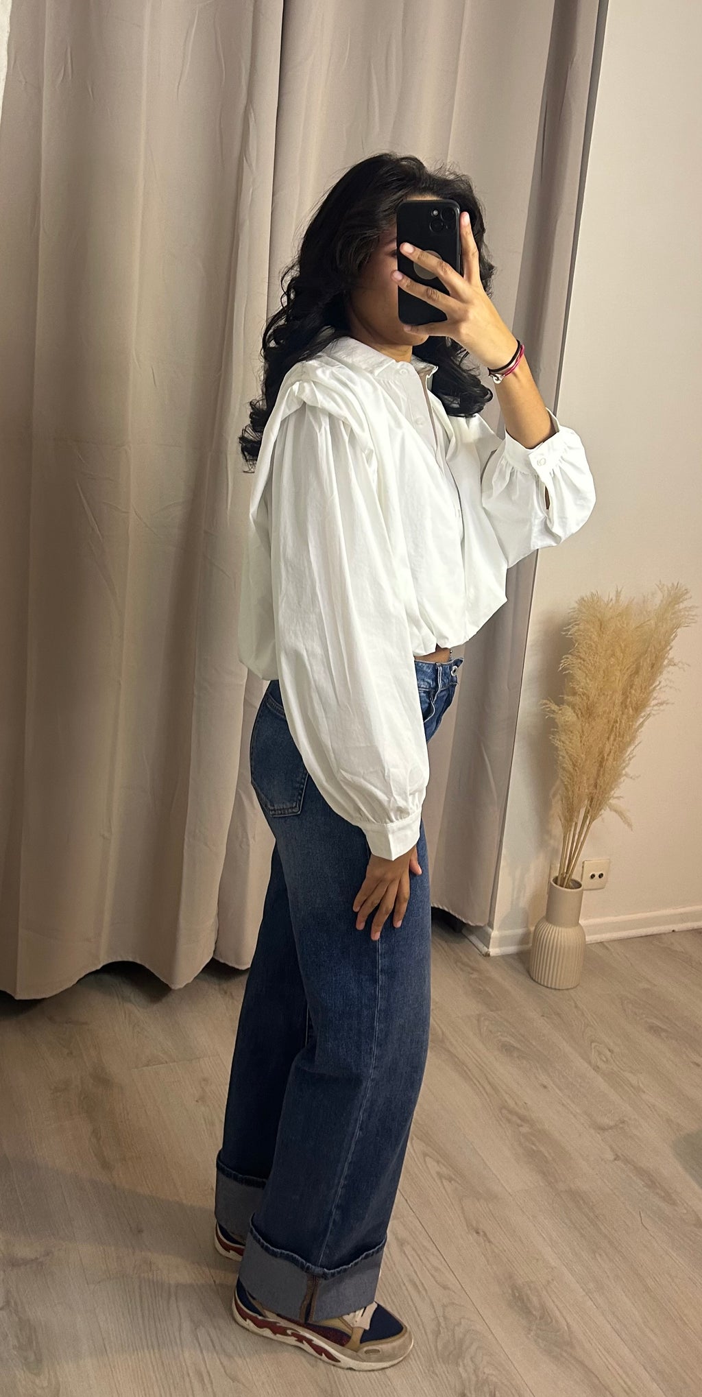 Chemise bouffante Blanche