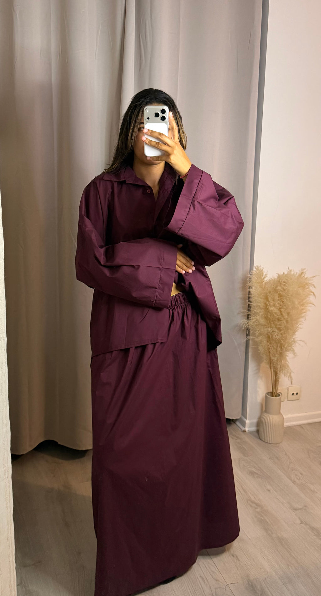 Chemise Mariam Bordeaux