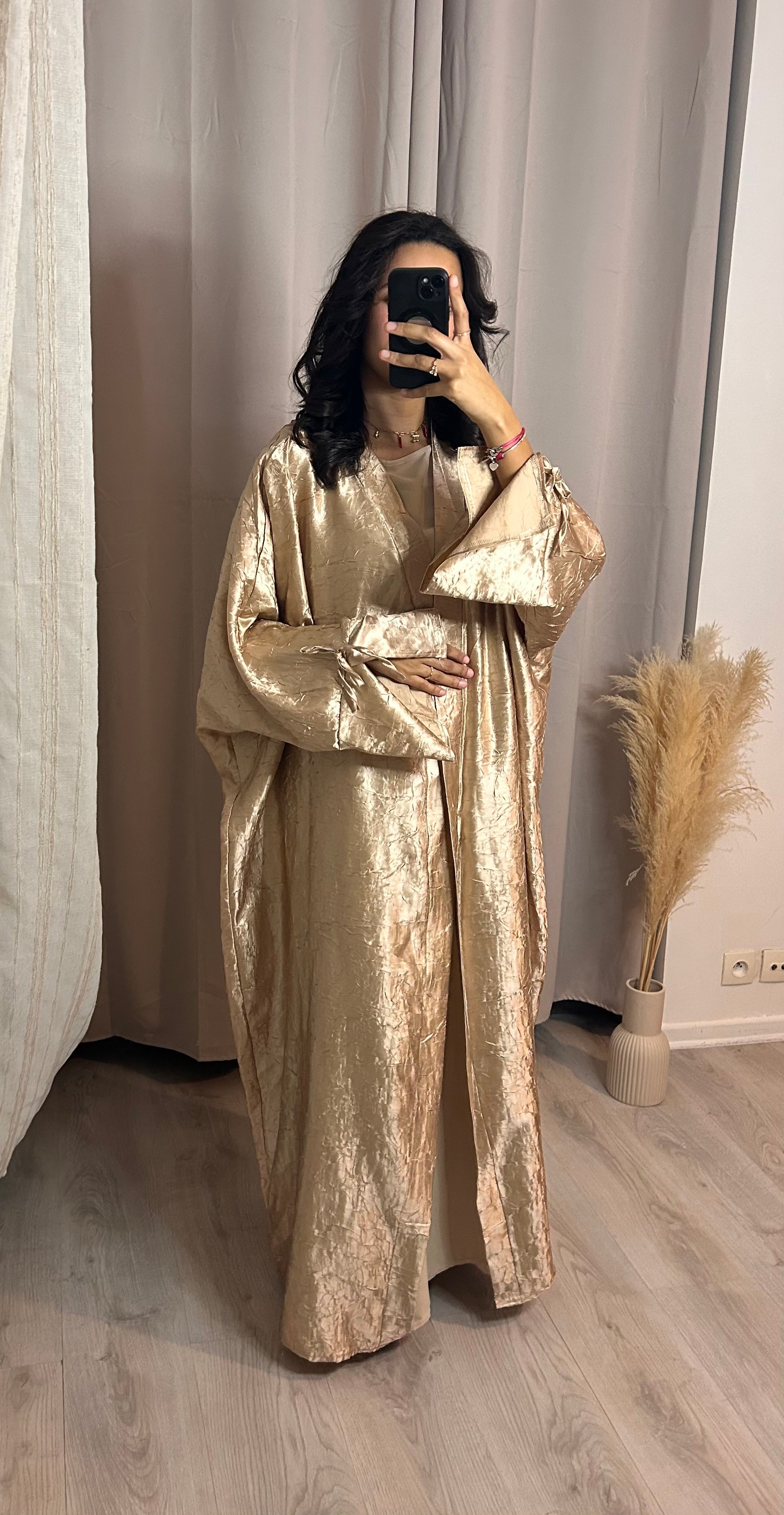 Abaya Amy Champagne