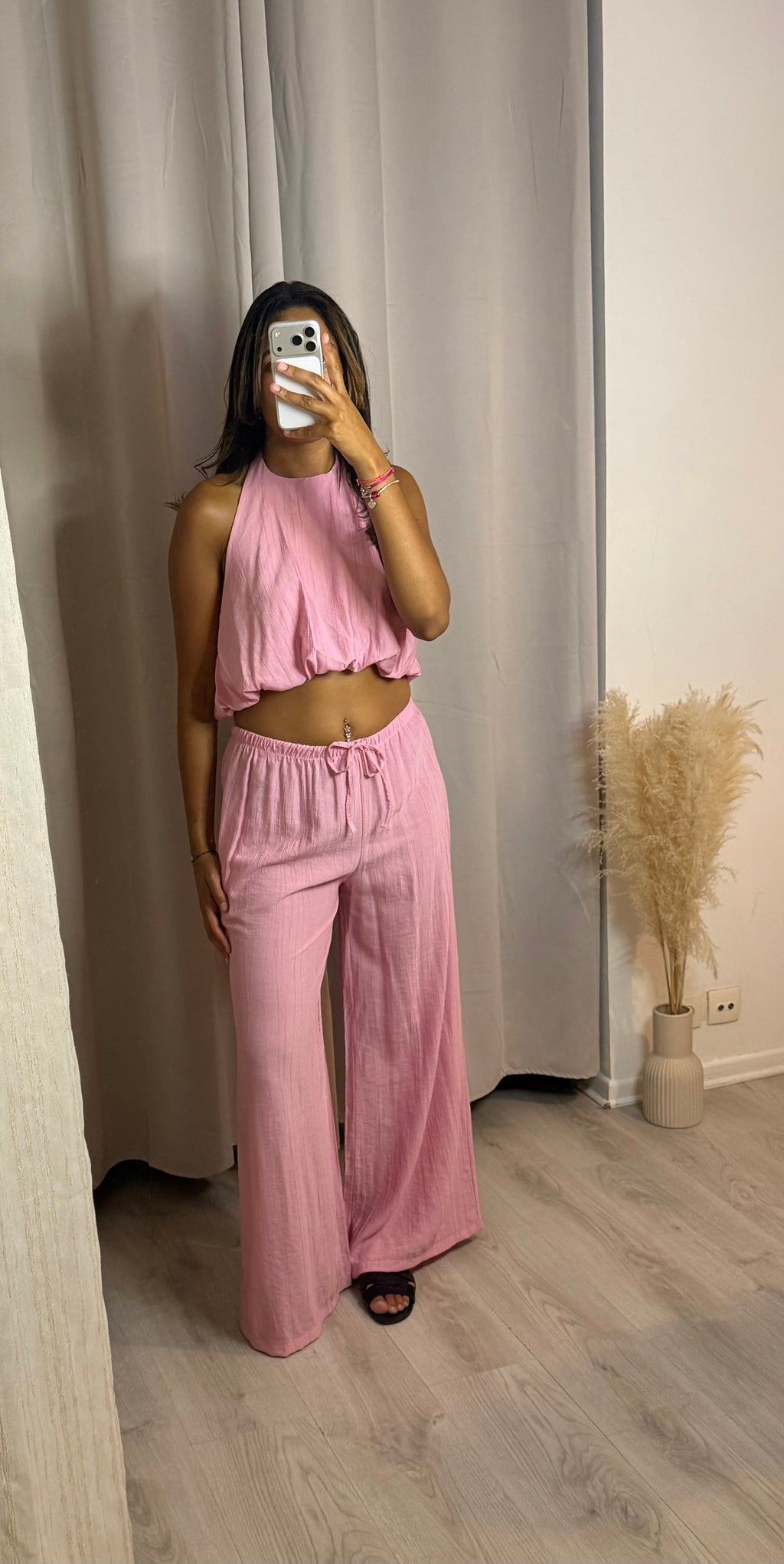 Ensemble pantalon Emna rose