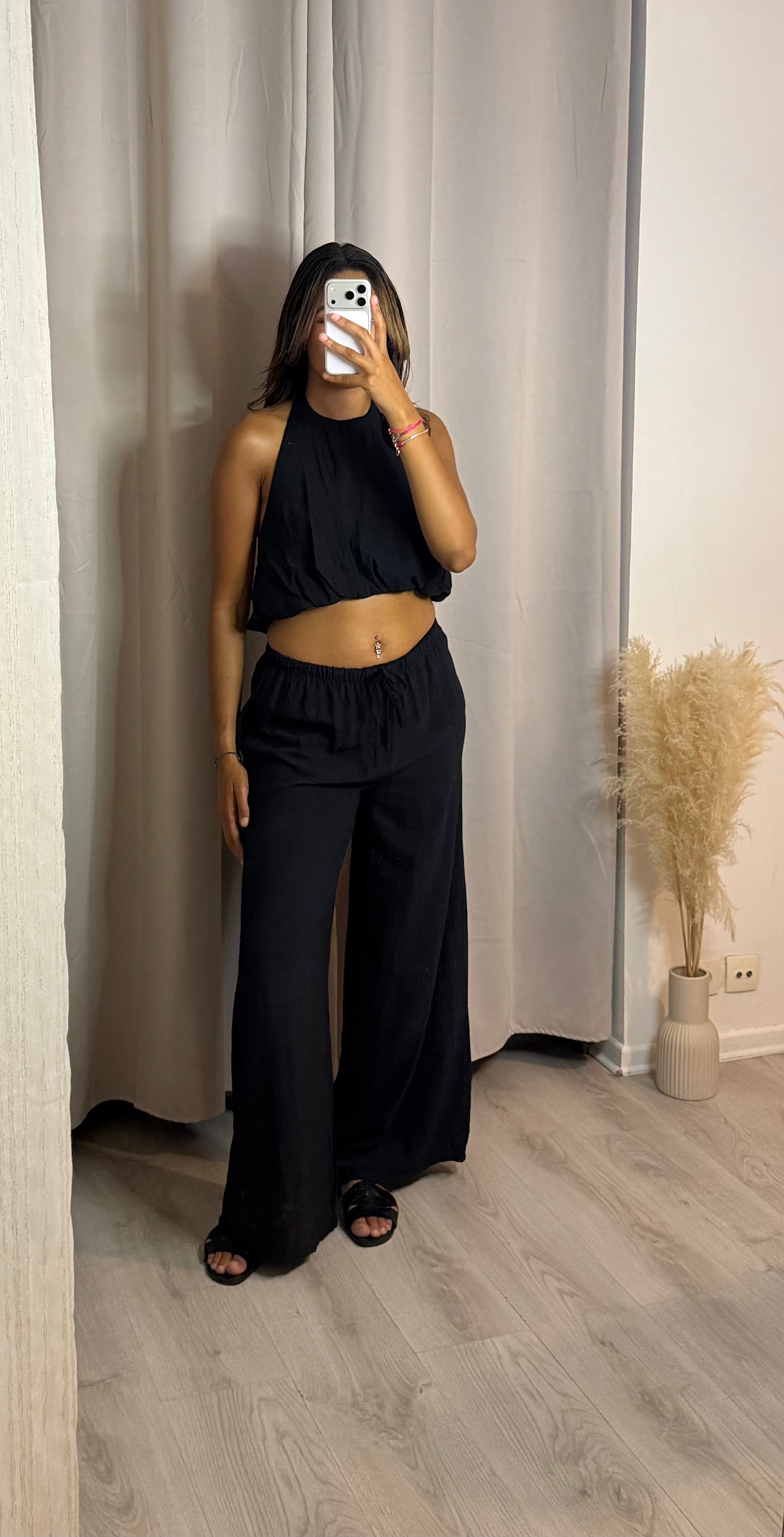 Ensemble pantalon Emna noir