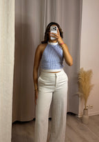 Top Mina Bleu