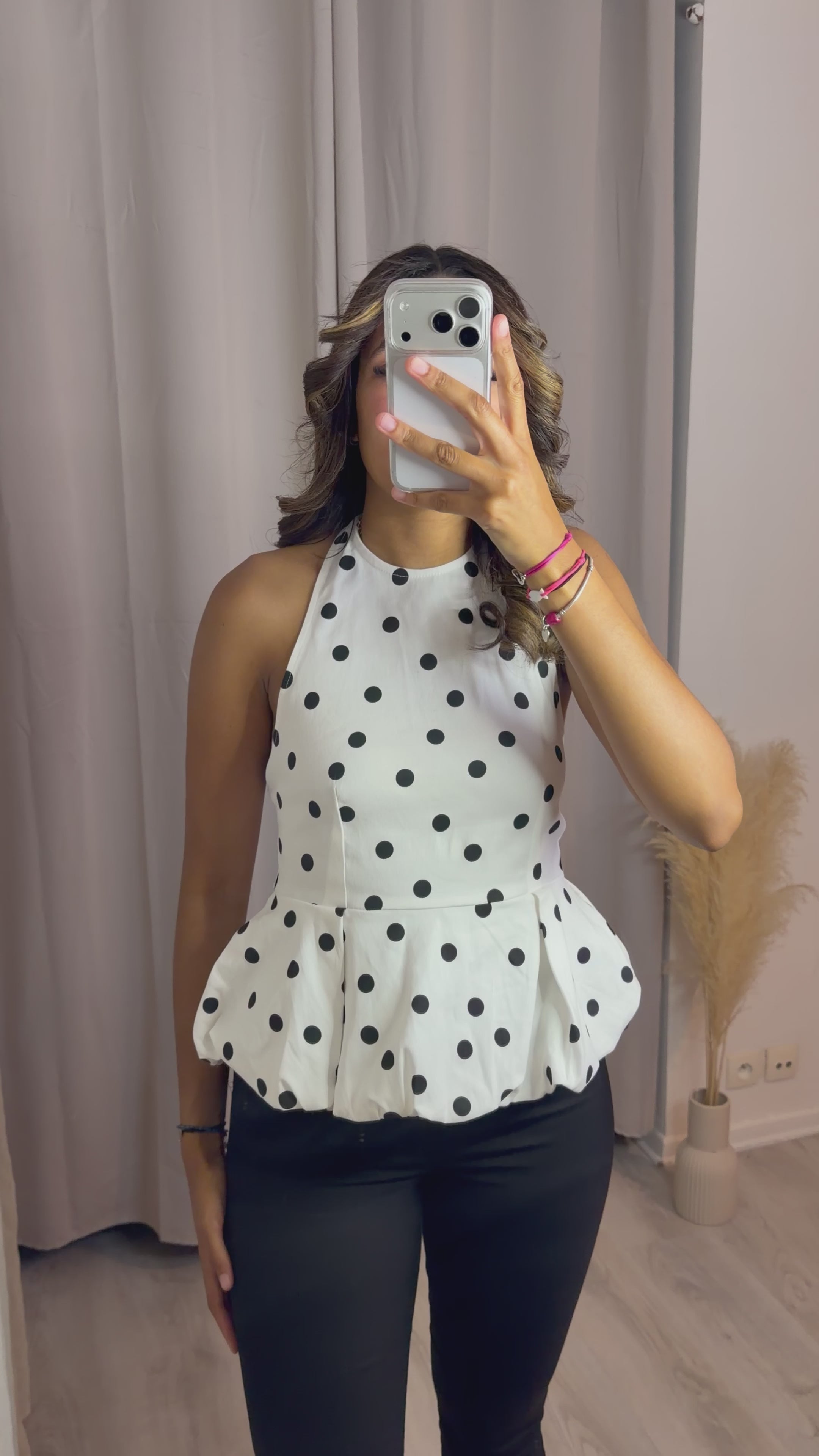 Top à pois