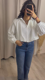 Chemise bouffante Blanche
