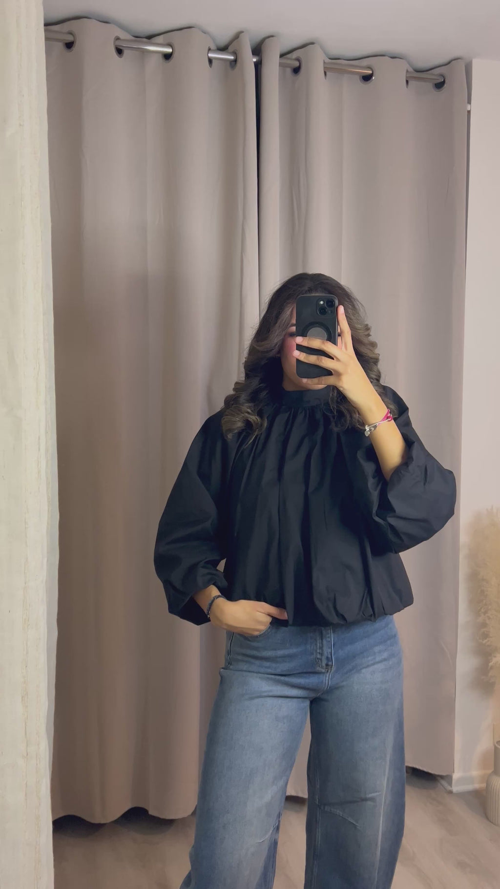 Chemise Elsa Noir