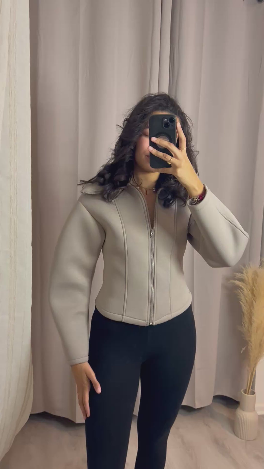 Veste Zyna Taupe