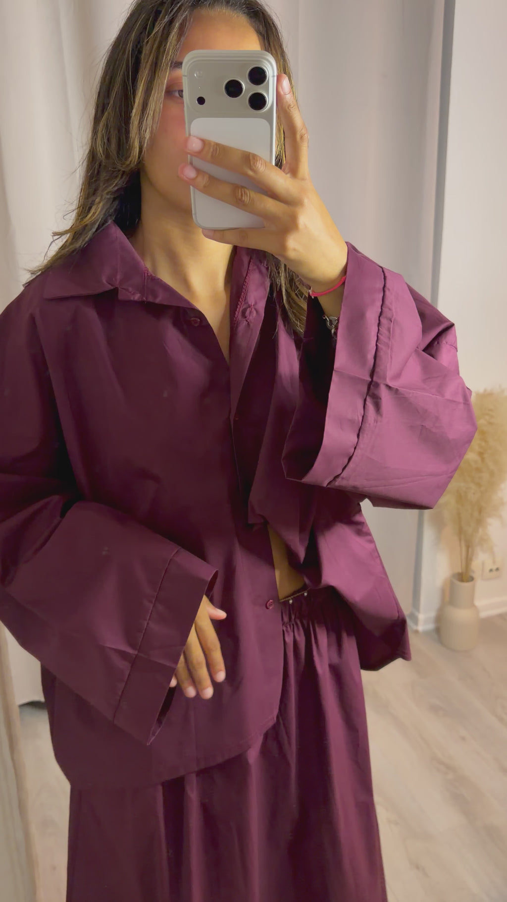 Chemise Mariam Bordeaux