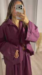 Chemise Mariam Bordeaux