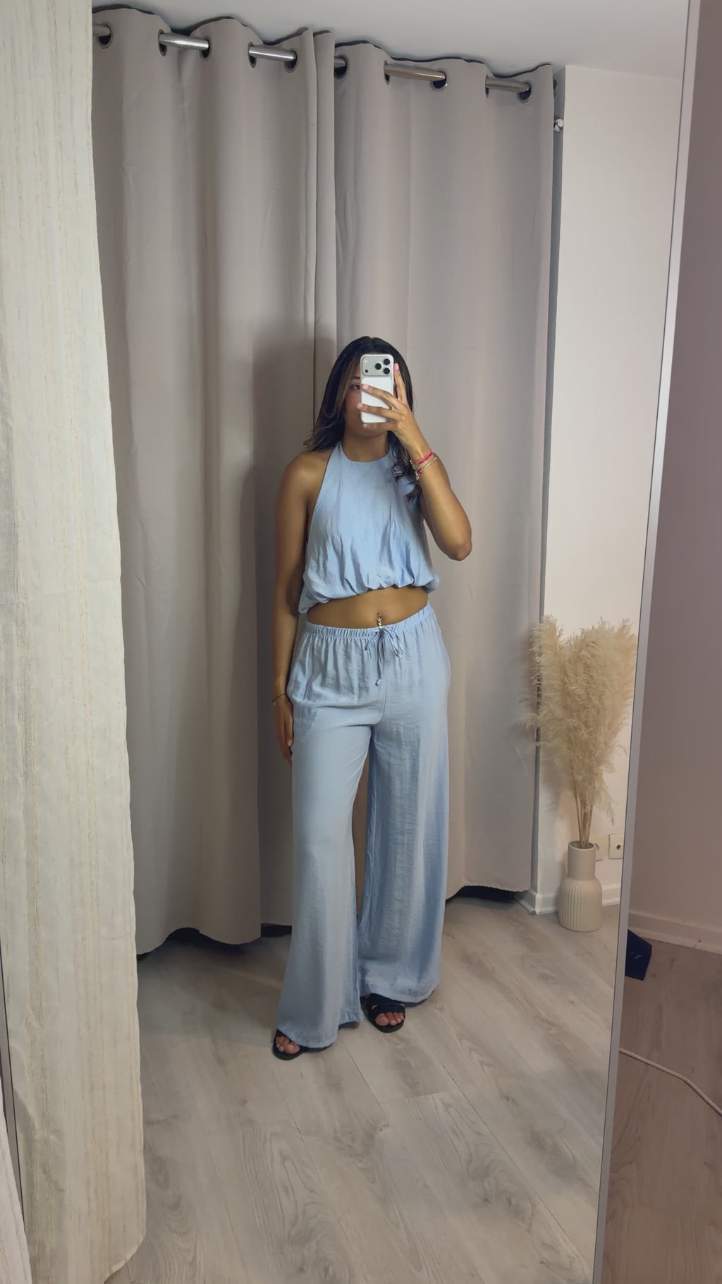 Ensemble pantalon Emna Bleu