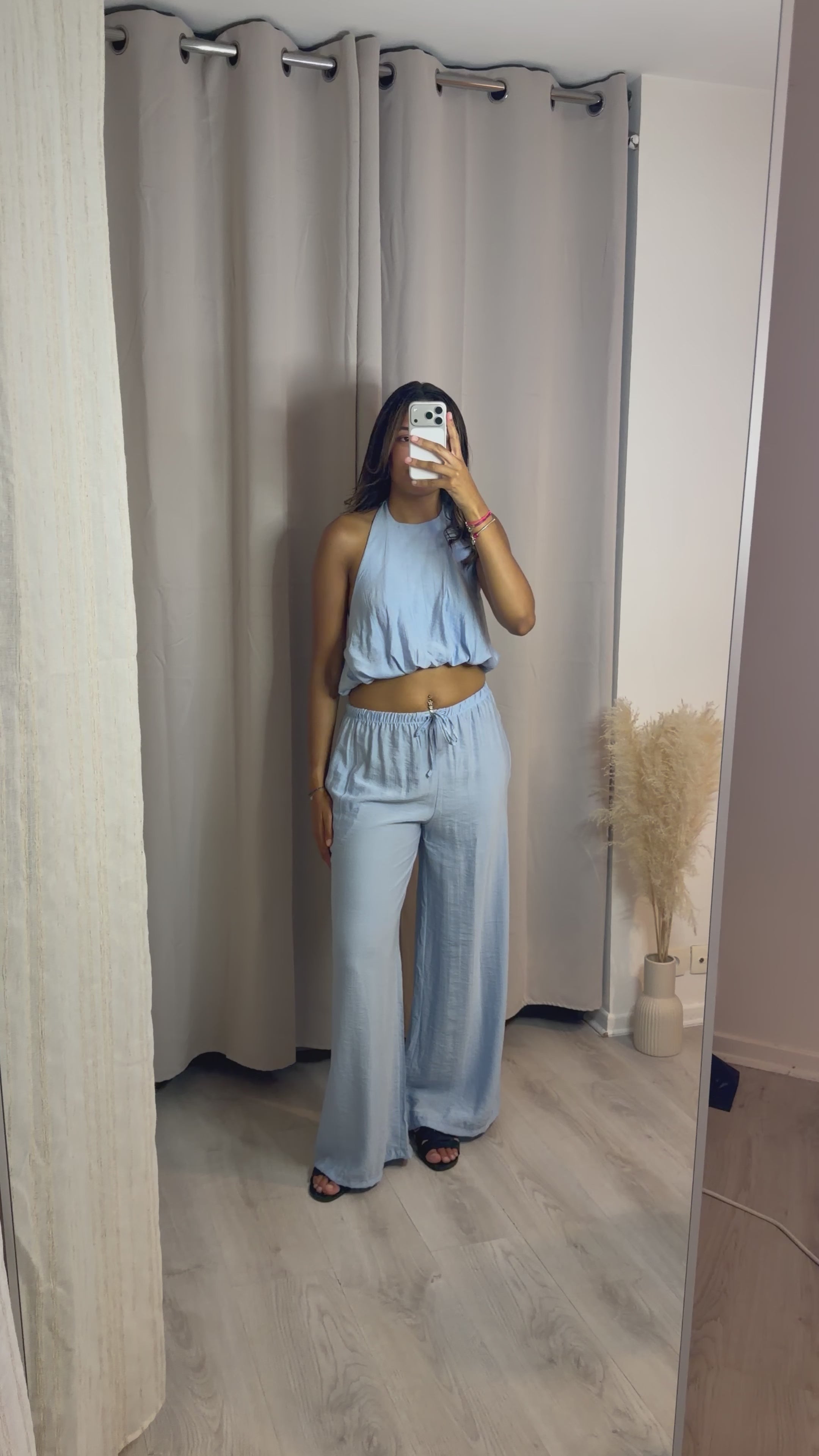 Ensemble pantalon Emna Bleu