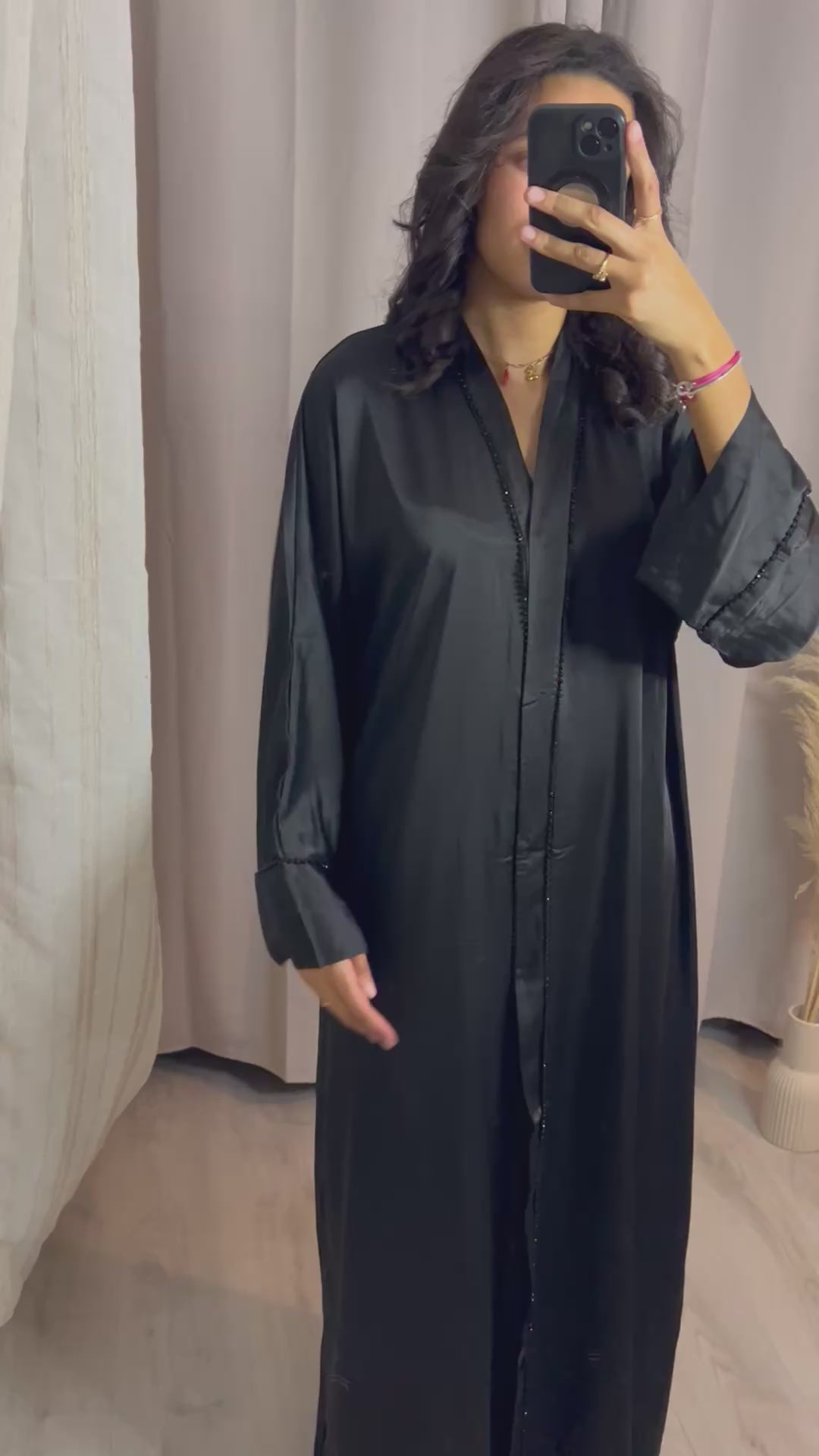 Abaya Seya Noir