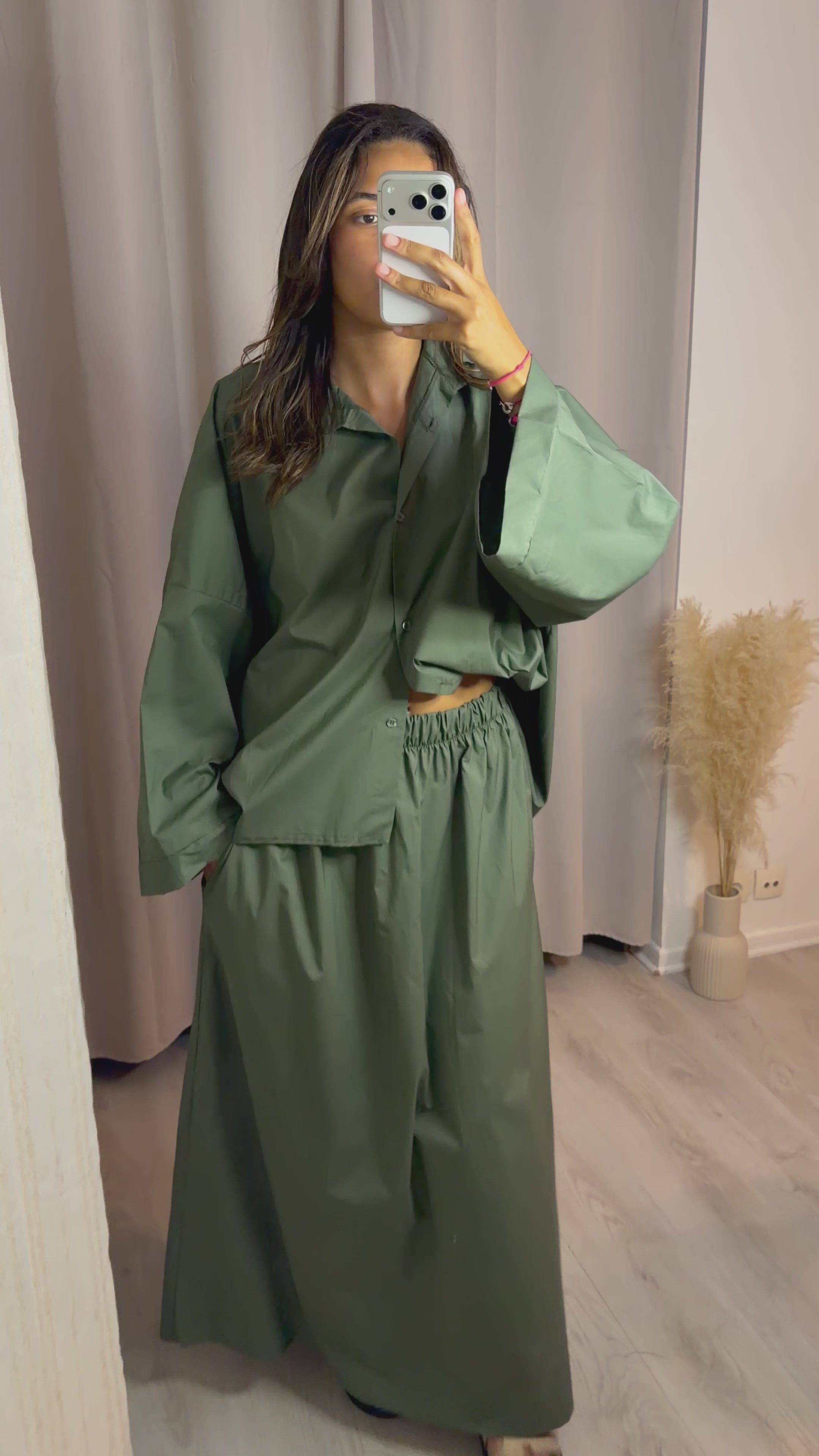 Jupe Dounia Kaki