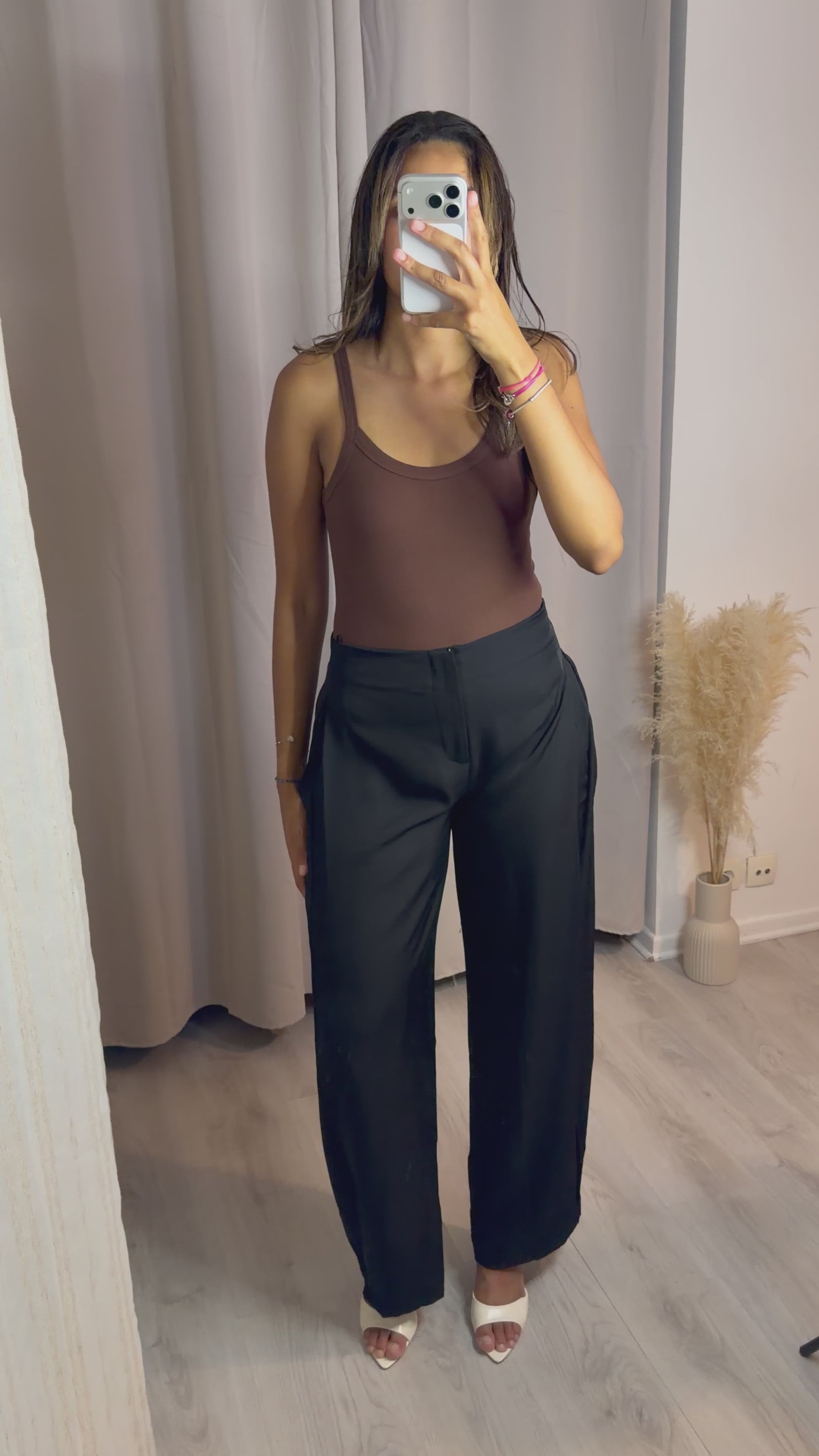 Pantalon Lana Noir