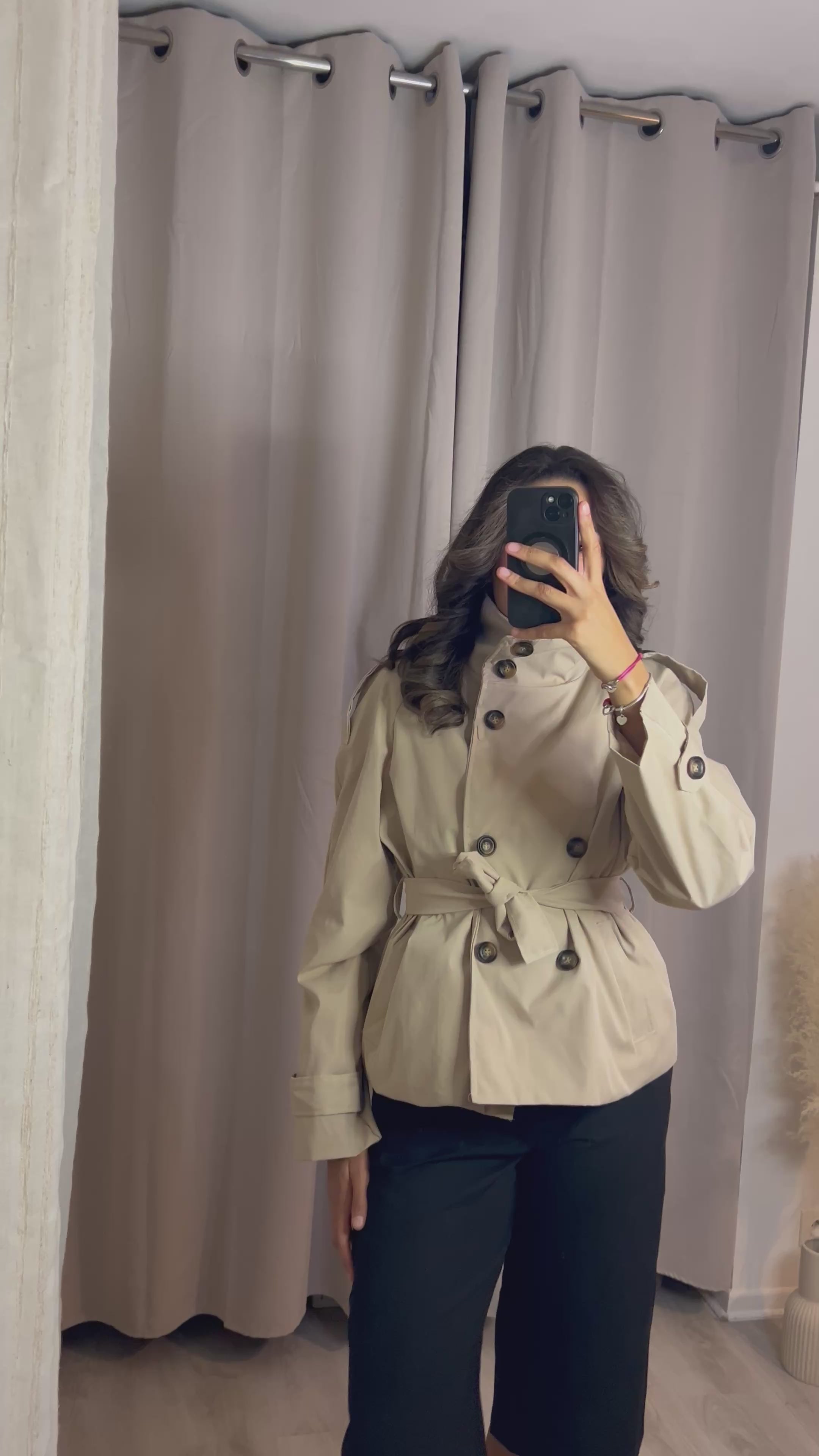 Trench court Beige