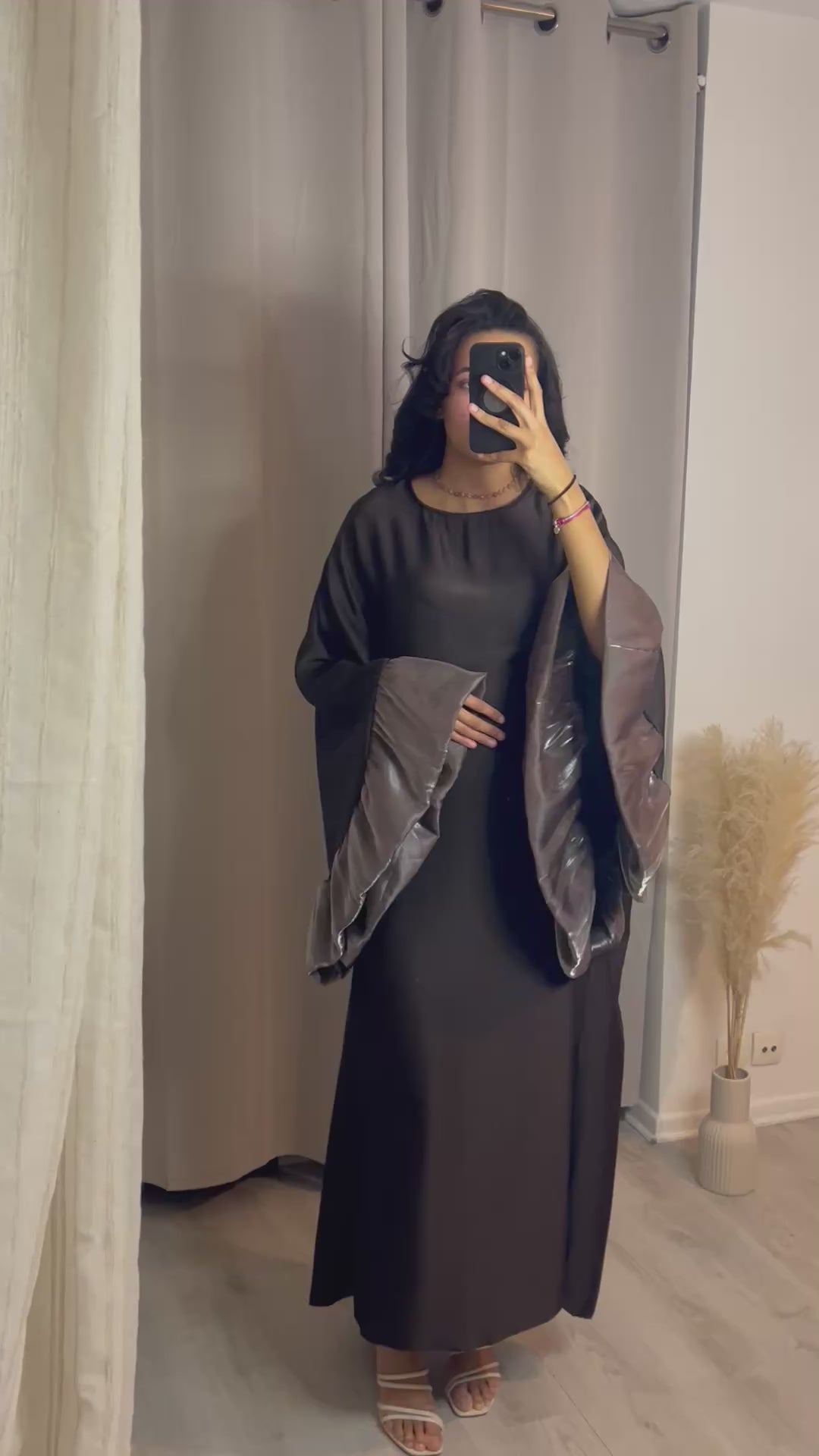 Abaya Chaima Marron