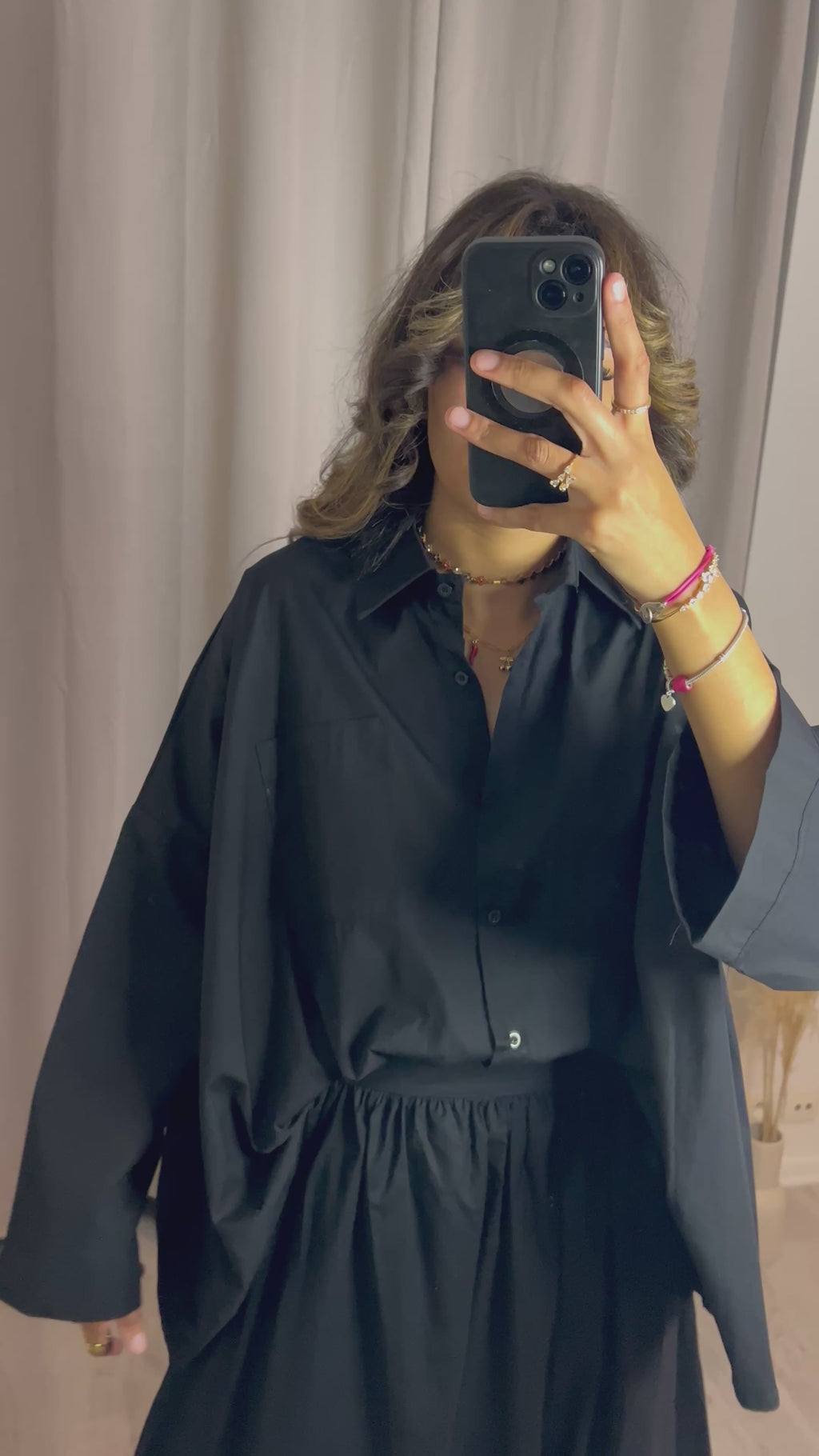 Chemise Meryem Noir