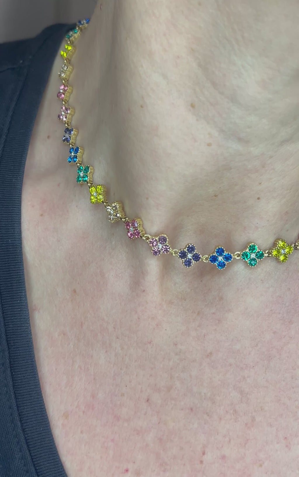 Collier Ruby Multicolore