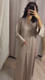 Abaya Seya Beige