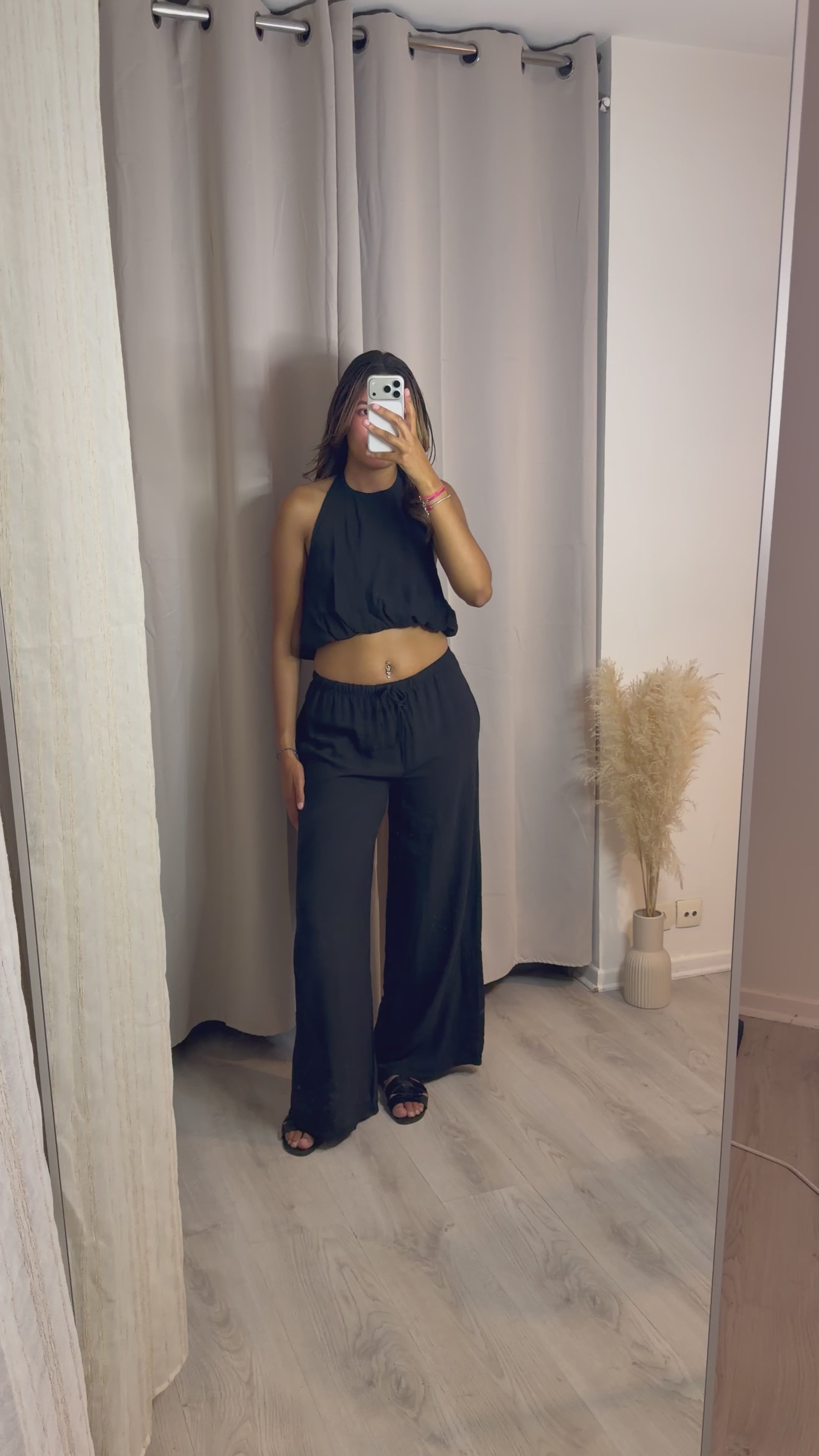 Ensemble pantalon Emna noir