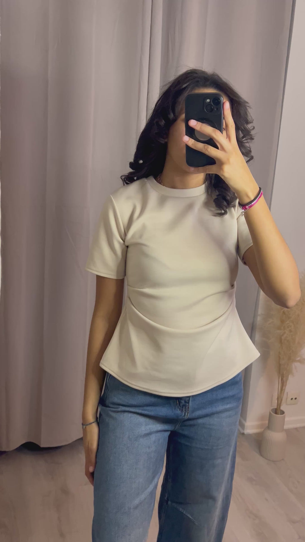 Top Neya Beige